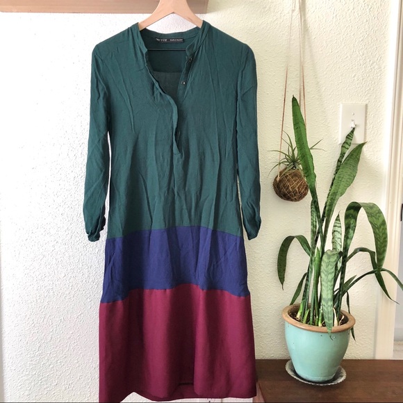 Zara Dresses & Skirts - Zara colorblock dress